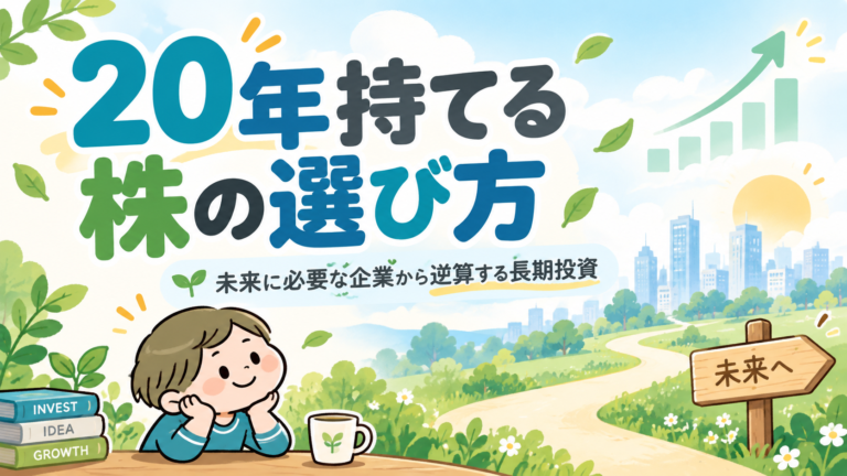 20年後の社会から逆算して長期投資先を考えるBon式フレームのアイキャッチ