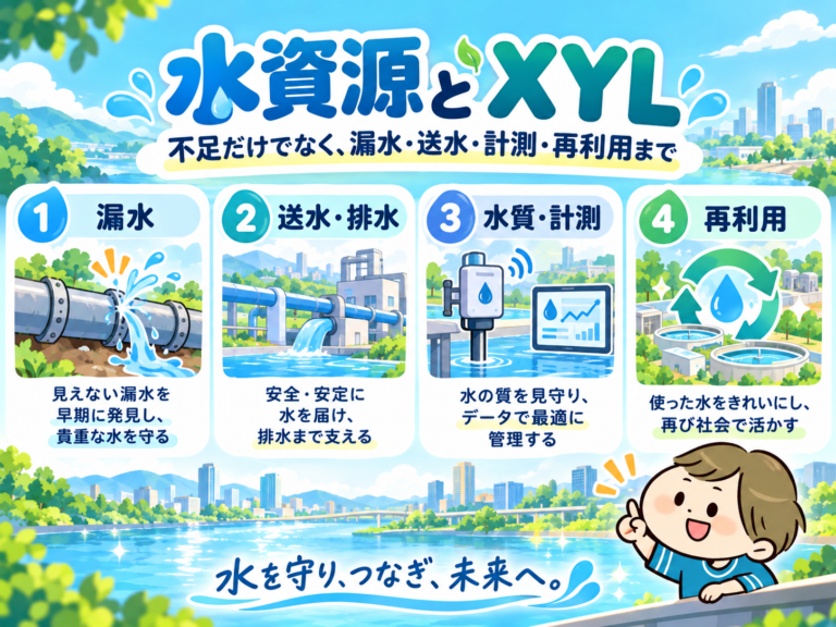 水資源とXylem（XYL）の長期投資テーマを示す2026年版アイキャッチ