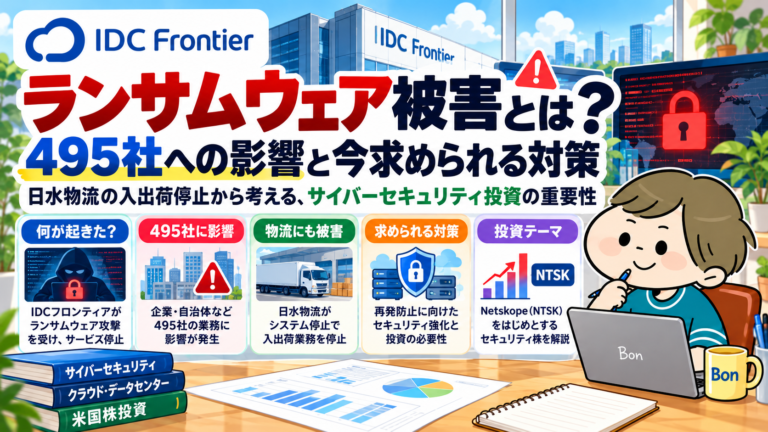 IDCフロンティアのランサムウェア攻撃と495の契約企業・自治体への影響を入口に、業務継続とサイバーセキュリティ投資を考える