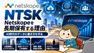 Netskope（NTSK）の長期投資とSASE・AI Security・Zero Trustを解説する図解