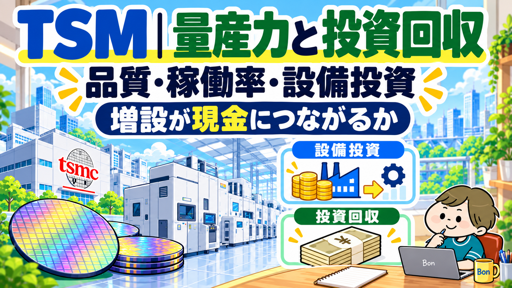 TSMCの量産力と設備投資回収